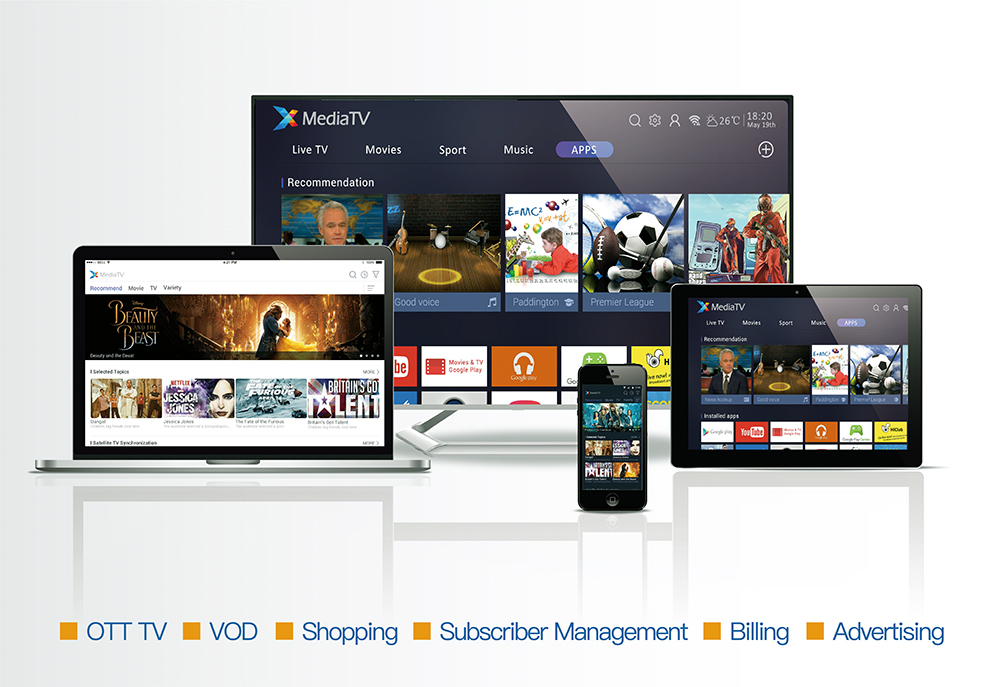 6008集团官方网站推出XMediaTV 新一代OTT融合媒体电视生态解决方案